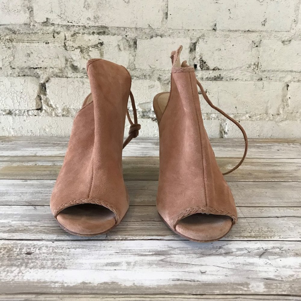 Z Cavallari Chinese Laundry Leather Wedges 7.5